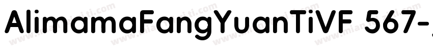 AlimamaFangYuanTiVF 567字体转换